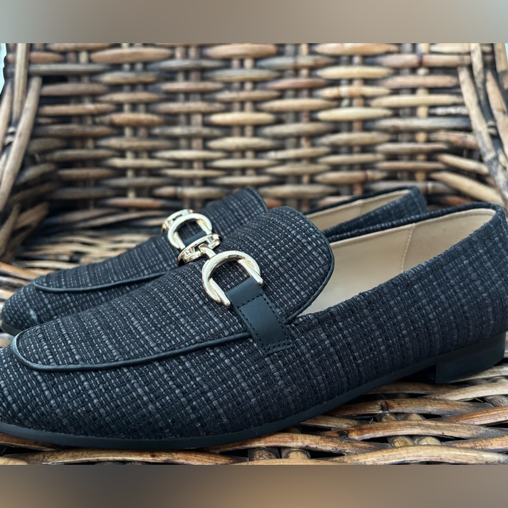 Ann Taylor NWT Chain Bit Straw Loafer-Size 8 - Picture 14 of 16